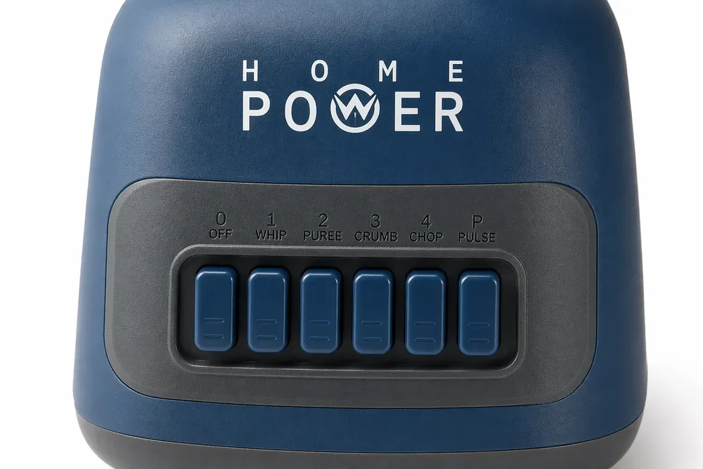 Detalle logo azul