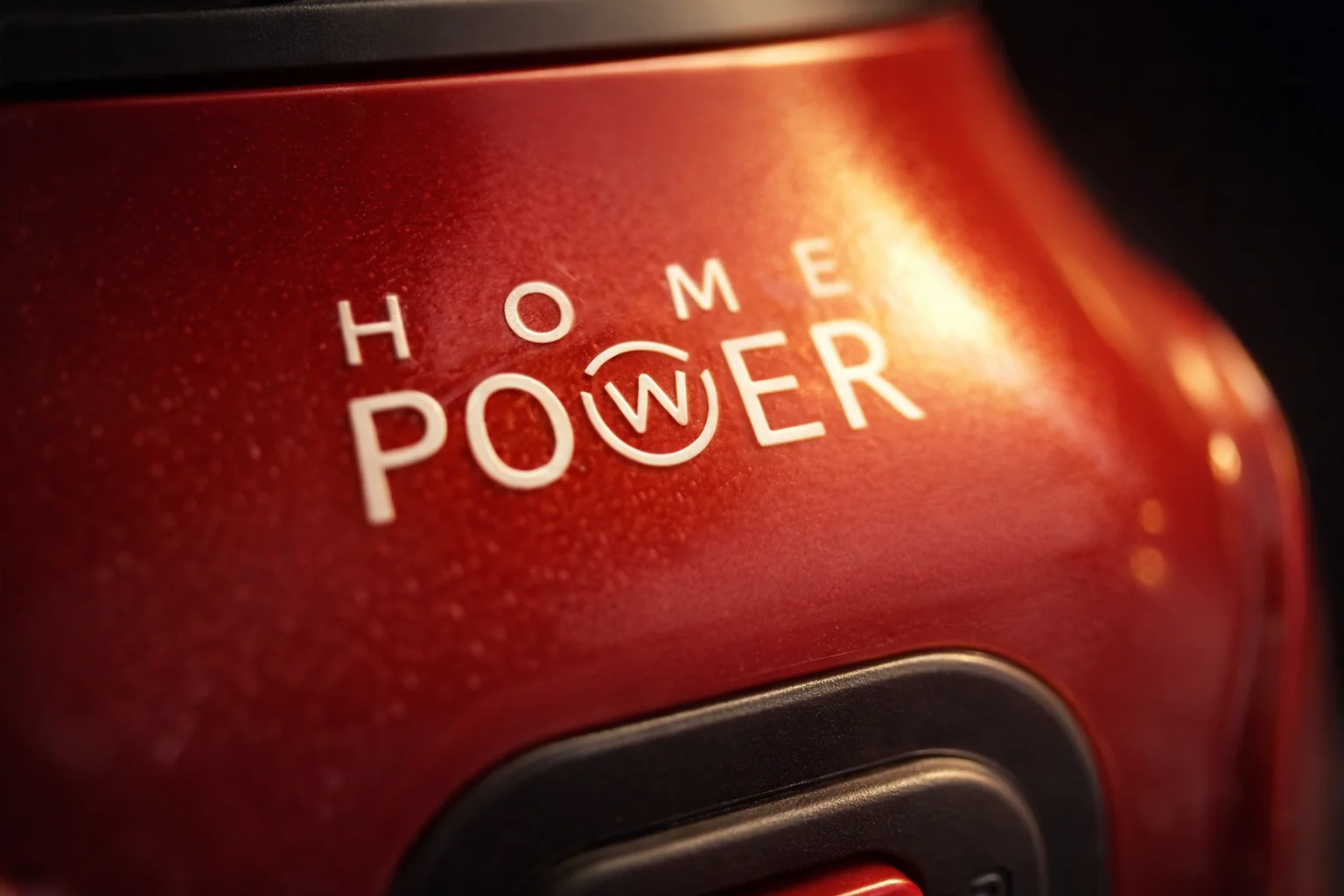 Detalle logo rojo